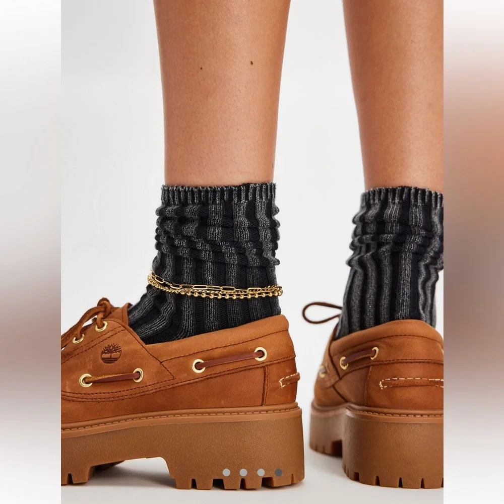 Timberland Women's Brown Boat Shoes - Picture 4 of 5